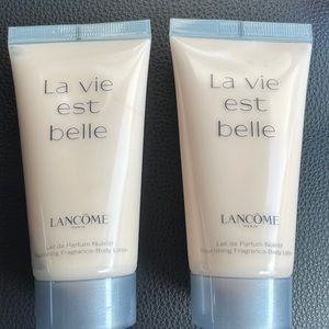 2 - Lancome La Vie Est Belle Eau De Parfum Body Lotion 1.6oz / 50ml Each- NEW